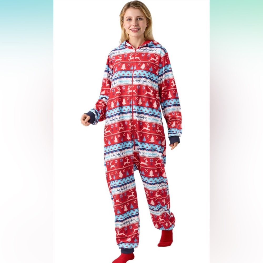 Giggling Getup Red and White Striped Christmas Jumper
